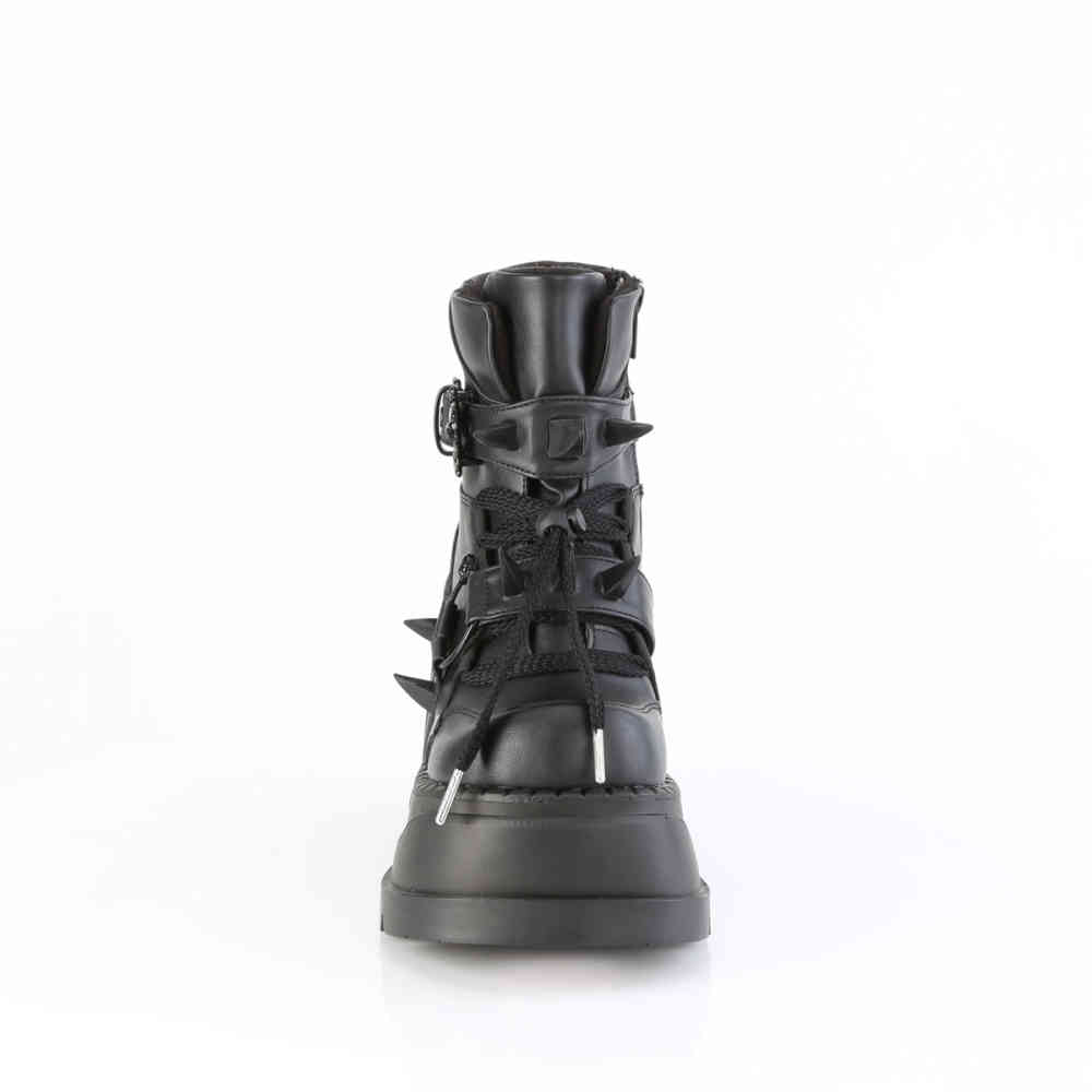 DemoniaCult - STOMP-60 Plattformstiefel - Schwarz